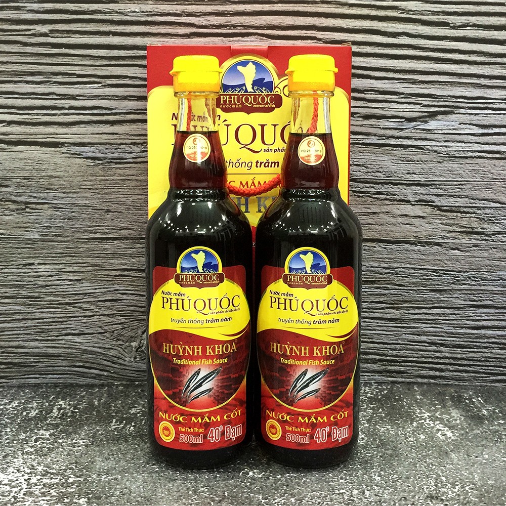 Nước Mắm Truyền Thống Phú Quốc Huỳnh Khoa